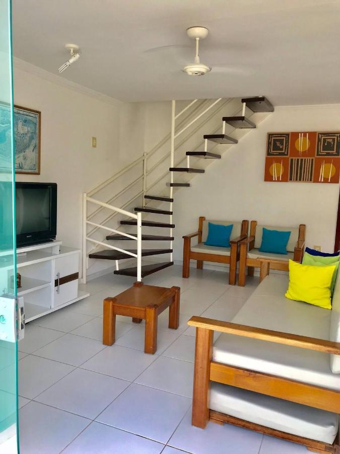 Casa 3 Suites Duplex AR Completa Condomínio fechado Moria à 500 m Praia Axe MOI Porto Seguro Exterior foto
